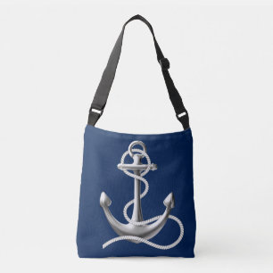 Azules marinos personalizados de la bolsa para