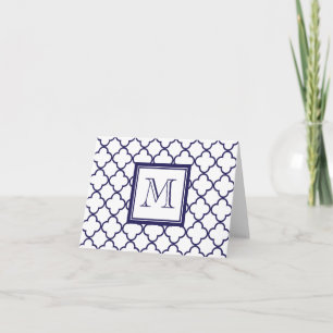 Azules marinos, Quatrefoil blanco el   su