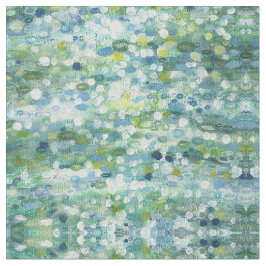 Azules, verde, amarillo y tela 'Clearwater de la