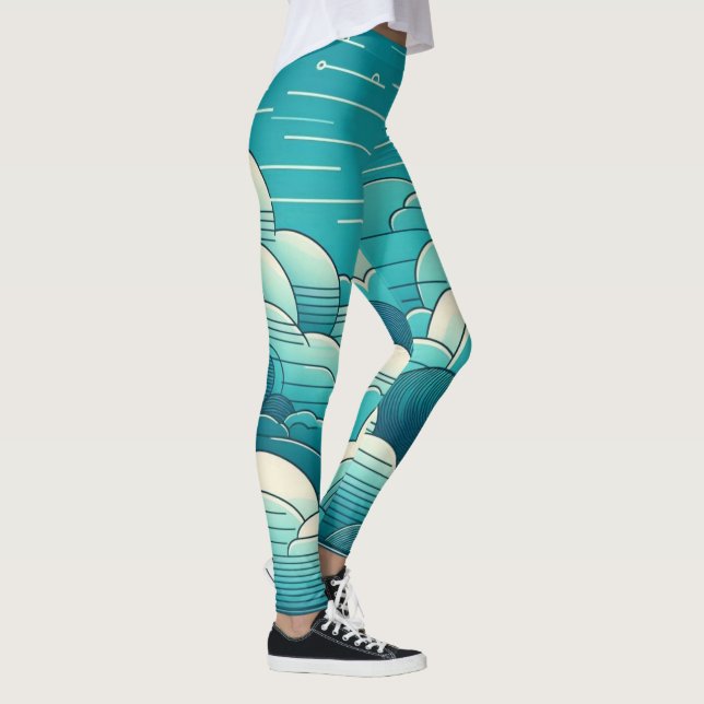 Azure Stratum Leggings (Derecha)