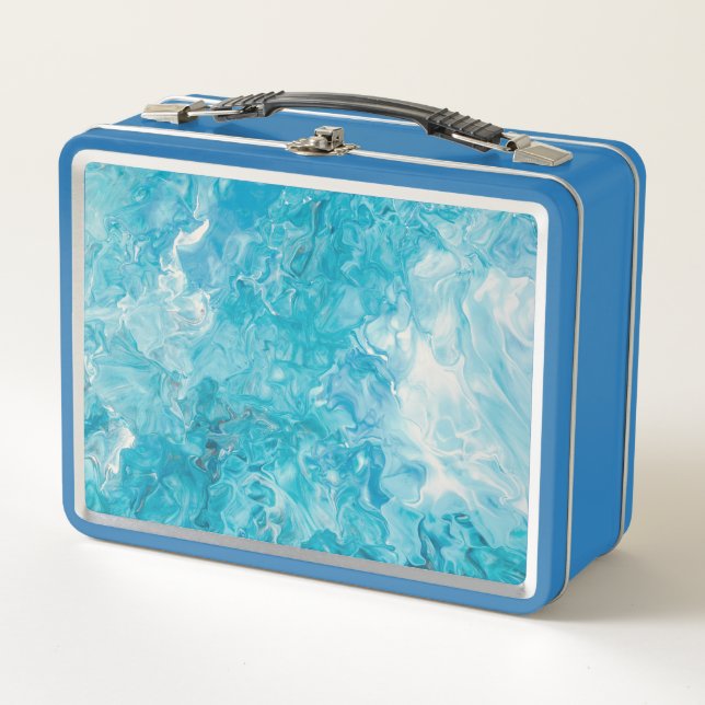 Azure Swirl Lunch Box (Anverso)