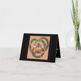 B003 - Tarjeta espejo de cumpleaños de flores