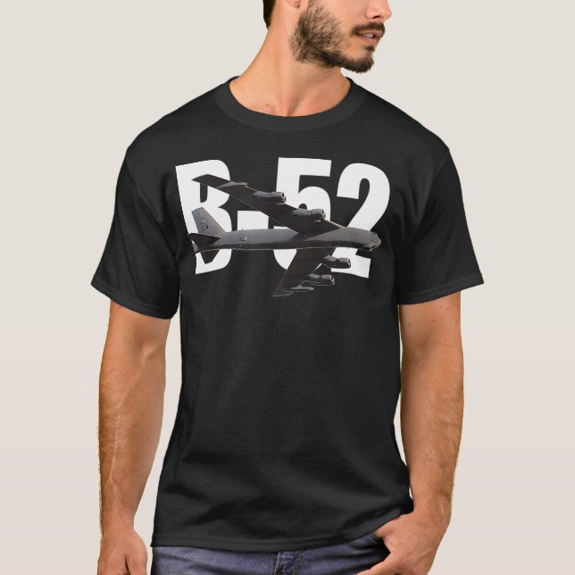 B52 Camiseta de la AERONAVE de la Stratofortress B (Anverso)
