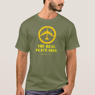 B52 La verdadera camiseta de signo de paz