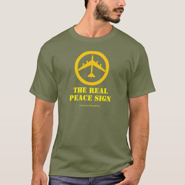 B52 La verdadera camiseta de signo de paz (Anverso)