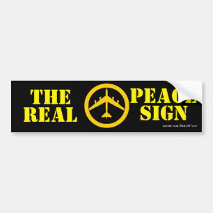 B52 La verdadera pegatina del parachoques de signo