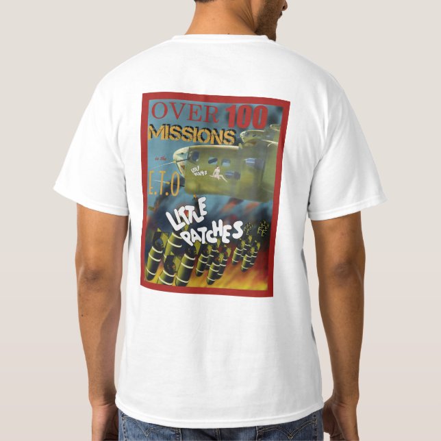 B 17 Avión De La Fortaleza Volante En Camiseta (Reverso)