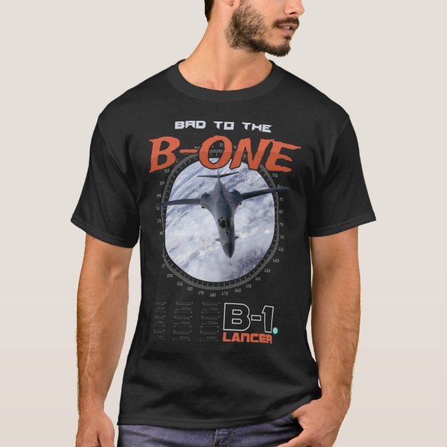 B-1 Regalo de camiseta de la bomba de la Fuerza Aé (Anverso)