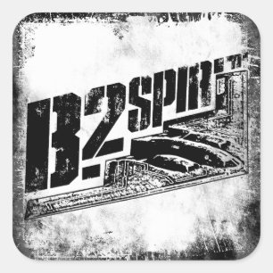 B-2 Pegatina de plaza espiritual