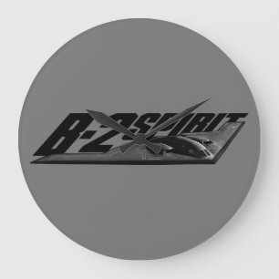B-2 Reloj de pared redondo de espíritu (grande)