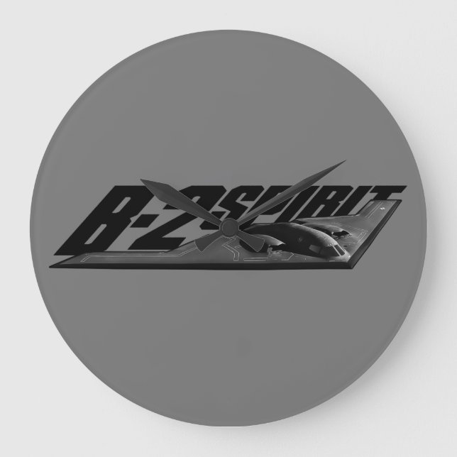 B-2 Reloj de pared redondo de espíritu (grande) (Anverso)