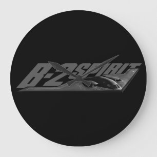 B-2 Reloj de pared redondo de espíritu (grande)