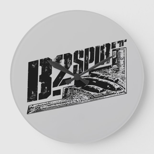 B-2 Reloj de pared redondo de espíritu (grande) (Anverso)