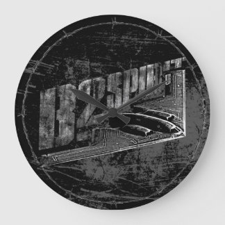 B-2 Reloj de pared redondo de espíritu (grande)