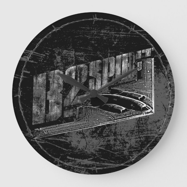 B-2 Reloj de pared redondo de espíritu (grande) (Anverso)