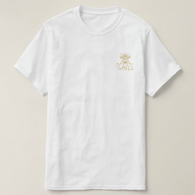 B.A.R.S. Camiseta del remiendo del oro (Diseño del anverso)