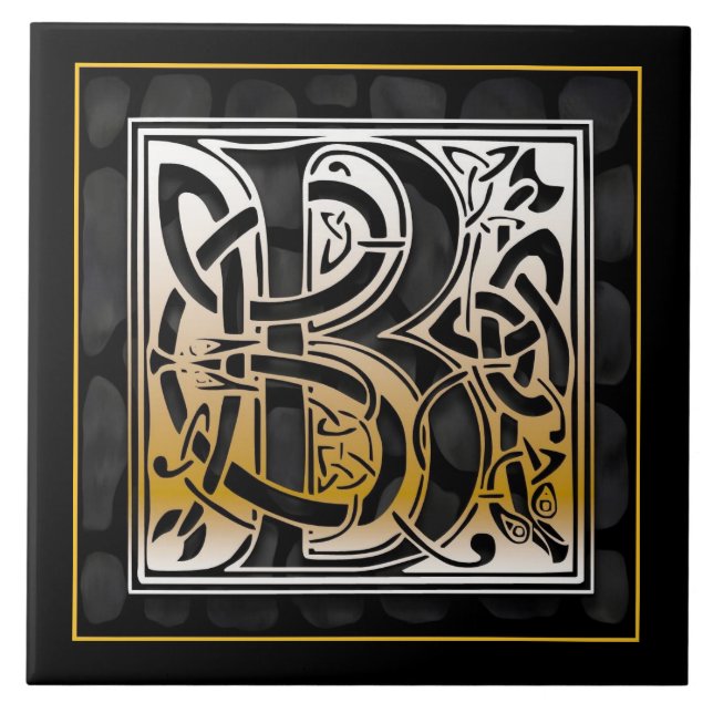 B Baldosas de cerámica de piedra negra celulares m (Frente)