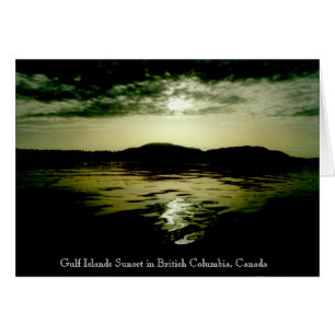 B.C. Puesta del sol de las islas