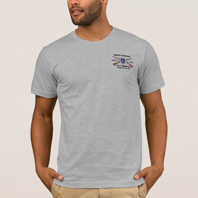 B Co 3/325 2017 camisetas de la reunión (Anverso)