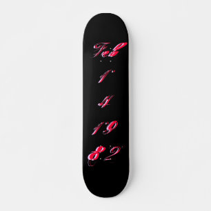 "B-Day" 14 feb. 1982 - Skateboard - Personalizable