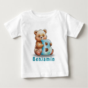 B es de Oso – Camiseta de bebé personalizada con n