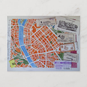 B es para la postal de Budapest