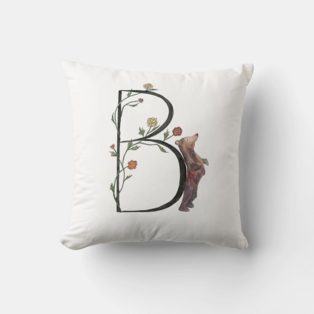 ¡B está para la almohada del oso y de las (Anverso)