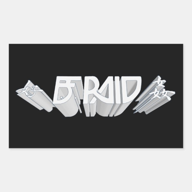 B.F. Conjunto de 4 pegatinas (Anverso)