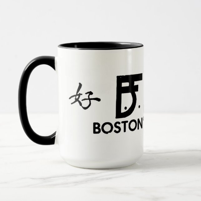 B.F. Raid (último ataque de Boston) taza de café (Izquierda)
