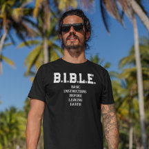 B.I.B.L.E.: Instrucciones básicas Camiseta para ho