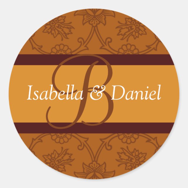 B Monogramas Para Sellos para sobres (Anverso)