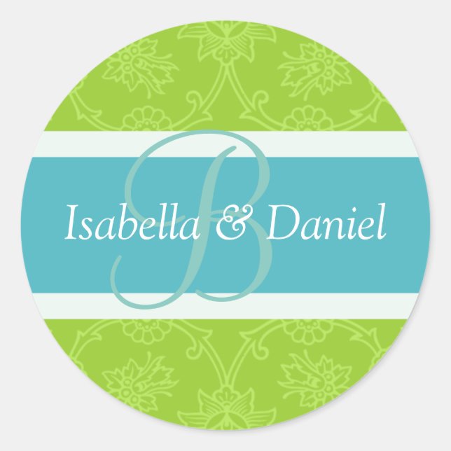 B Monogramas Para Sellos para sobres (Anverso)