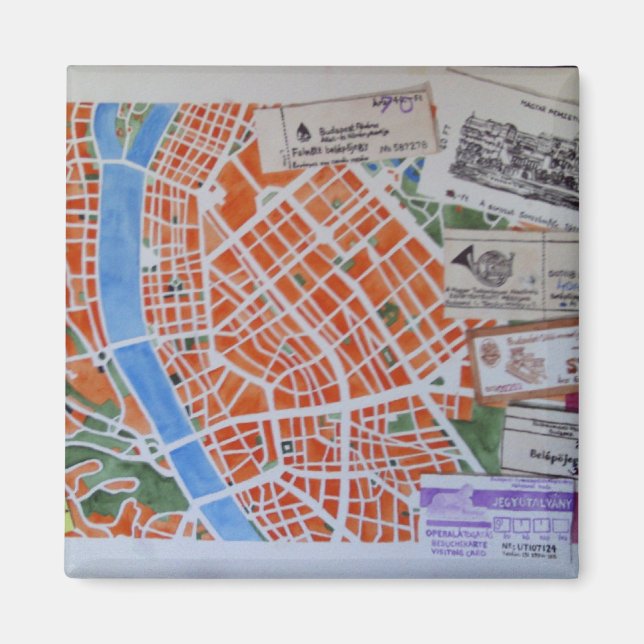 B para el imán de Budapest (Frente)