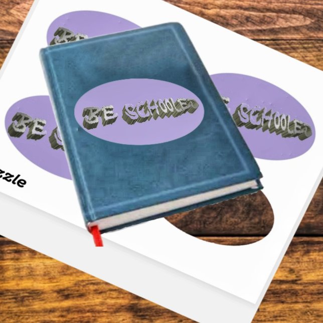 B. Pegatina Schooled Gray-Wht (These cool stickers, fit right in with the back to school theme!)