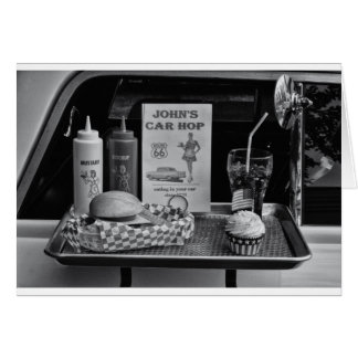B&W Drive-in de los años 50