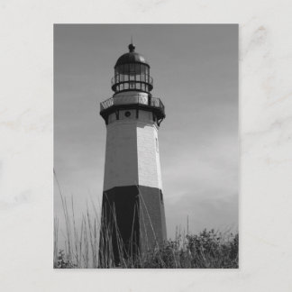 B&W - Faro Montauk - Tarjeta postal 2