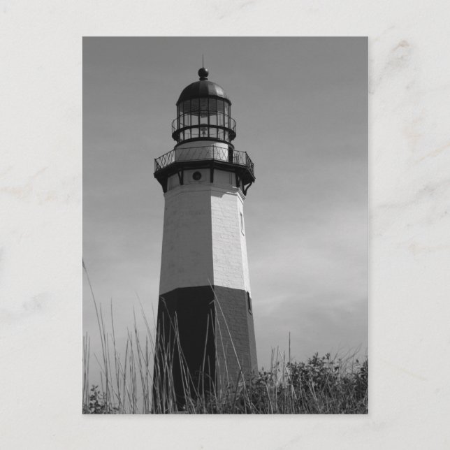 B&W - Faro Montauk - Tarjeta postal 2 (Anverso)