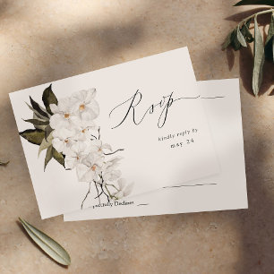 B&W Floral blanca con carne RSVP