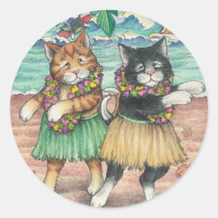 B y pegatinas de T #10 Hula