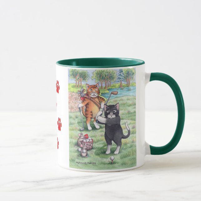 B y taza del golf de T #55 (Derecha)