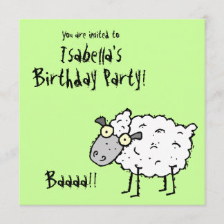 Baa enrrollado de la invitación del fiesta de las