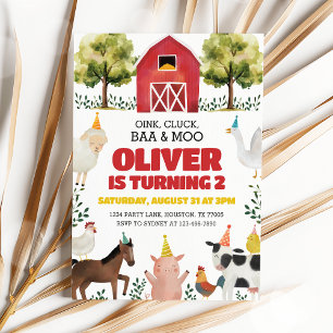 Baa Oink Moo Soy la segunda invitación a la granja