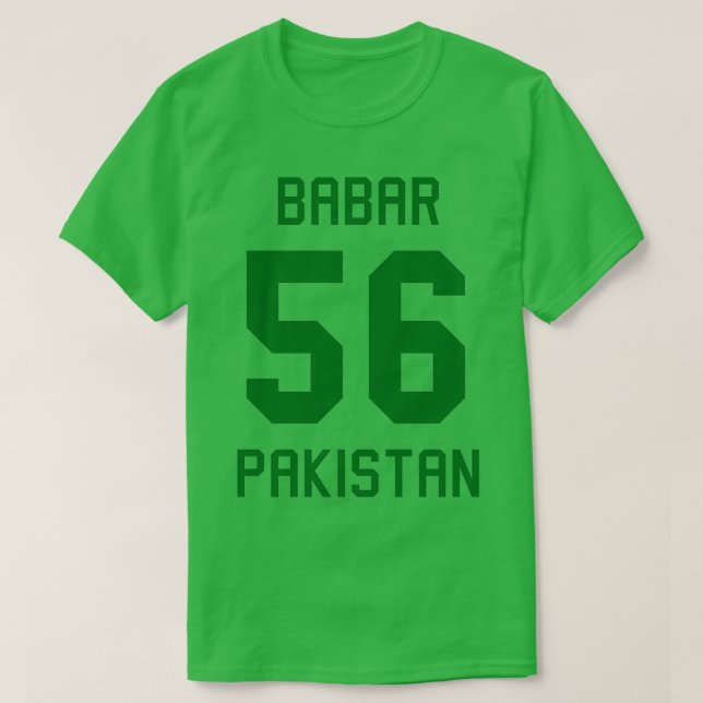 Babar Azam 56 Pakistan Cricket Jersey 3 (Diseño del anverso)