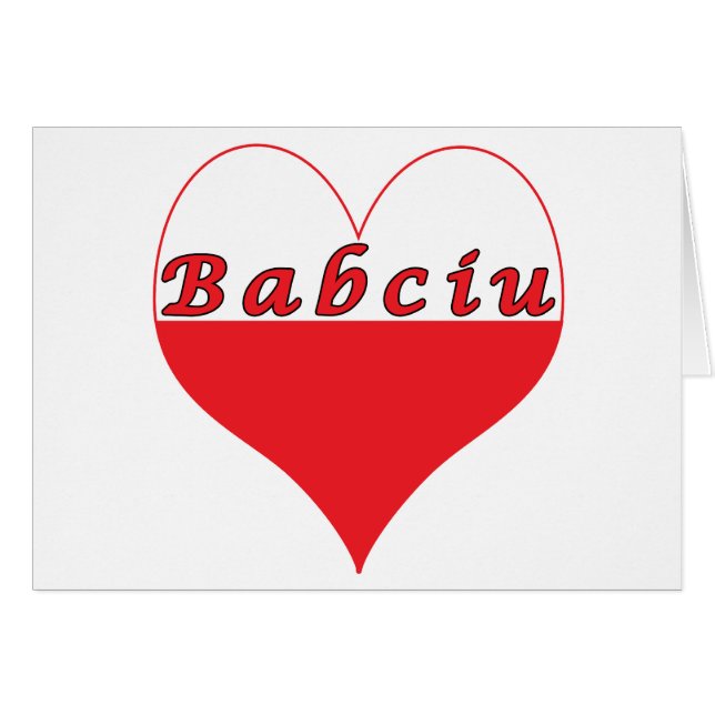 Babciu Corazón polaco (Anverso (Horizontal))