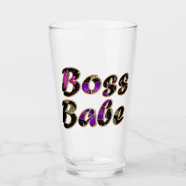 Babe de jefe en floral negra