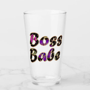 Babe de jefe en floral negra