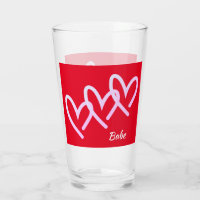 Babe Triple Rojo Heart Tumbler