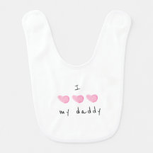 Amo A Mi Papi Corazón Rosa
