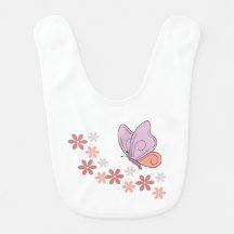 Arte floral de mariposa blanca
