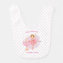 Ballerina Baby Bib